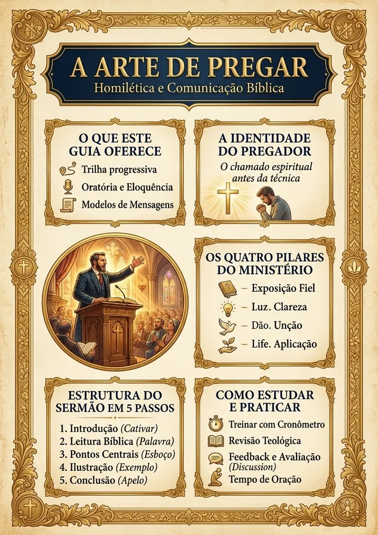 Página original do bônus A Arte de Pregar
